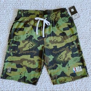 NBA Men’s Basketball Shorts Green Camo S M L
